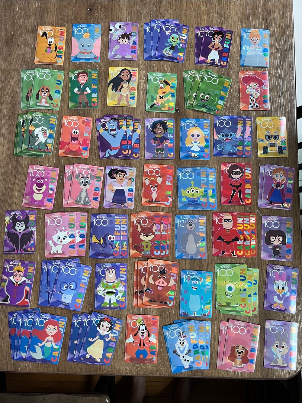 2023 Card Fun Disney 100 years of Wonder Joyful Lot of 152 Cards